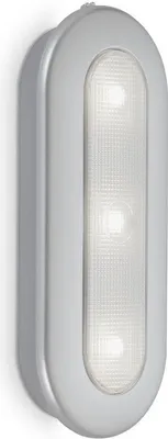 Produktbild von LED Push-Light, 15,2 cm, 0,4 W, Silber, Briloner Leuchten