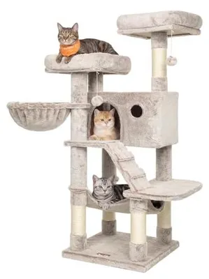 Immagine prodotto di Tiragraffi Per Gatti Con Copertura Morbida - Marrone Chiaro Lumarko!
