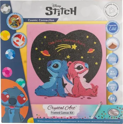 Obrázek produktu pro Disney Lilo a Stitch - sada pro výtvarné práce s křišťálem - cca 30 x 30 cm