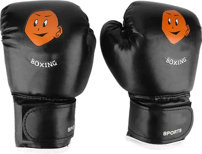 Obrázek produktu pro Dětské boxerské rukavice Muay Thai Sparring Kickboxing Grappling Pytel na boxování Černé rukavice