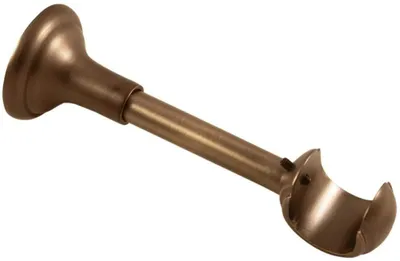 Produktbild von Gardinia Träger Rustikal mit Metallmontageplatte für Gardinenstangen mit Ø 25 mm