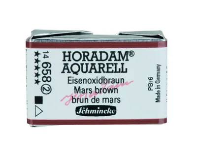 Produktbild von Schmincke HORADAM Aquarell Eisenoxidbraun 1/1 Näpfchen 14658043