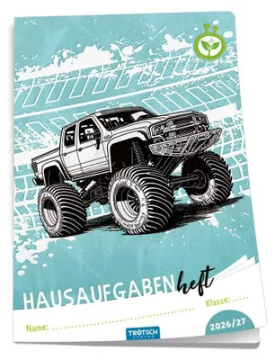 Produktbild von TRÖTSCH - Jahresbezogenes Hausaufgabenheft Grundschule Truck 26/27