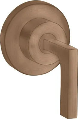 Image de hansgrohe AXOR Citterio robinet d'arrêt encastré avec poignée à levier DN15 / DN20, 39960310