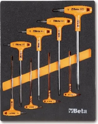 Produktbild von Beta T-Innensechskant Schlüssel Set 8-teilig