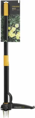 Produktbild von Fiskars Unkrautstecher, 102,3 cm, 3 Krallen, langer Griff, rückenschonend für Löwenzahn & Disteln