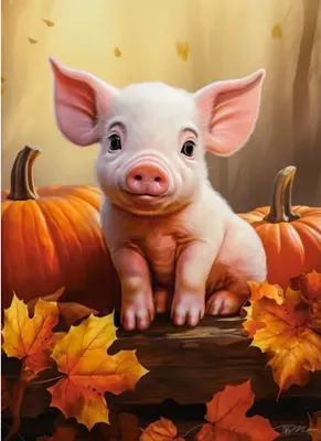 Produktbild von CASTORLAND Puzzle Niedliches Schweinchen 300 Teile