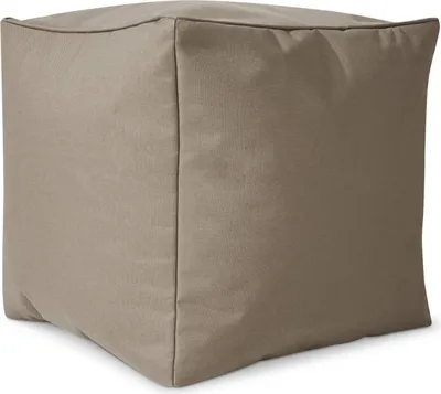 Produktbild von Green Bean® Sitzhocker "Cube" 40x40x40cm mit EPS Perlen Füllung - Fußhocker für Sitzsäcke - Khaki