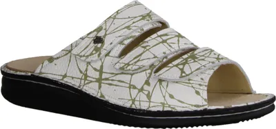 Immagine prodotto di Finn Comfort Corfu, scarpe da donna, mulo, pelle, Nature (bianco), confortevole - scarpe da donna mulo / separatore di punta, bianco, pelle (rizzo)&nbsp
