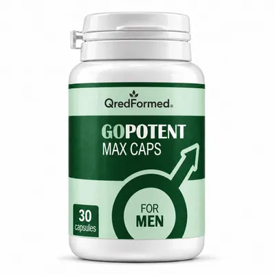 Immagine prodotto di GOPOTENT MAX CAPS – Integratore quotidiano per la vitalità e il benessere maschile – 30 capsule