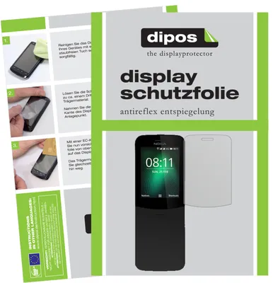 Produktbild von 2x Schutzfolie für Nokia 8110 4G matt Displayschutzfolie Folie Display Schutz