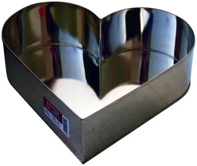 Produktbild von Backform - Herz mittel Felcman Material:: Metal, Farbe:: Silber, Geschirrspülmaschine:: Nein