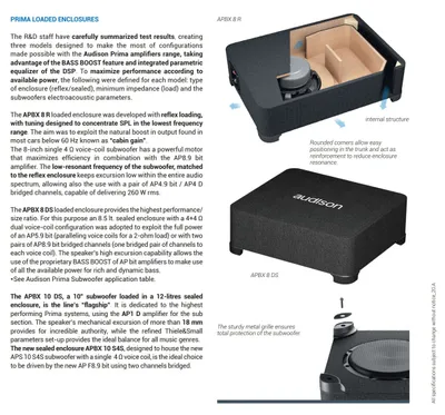 Produktbild von Audison APBX 10 S4S - 25cm Gehäuse Subwoofer