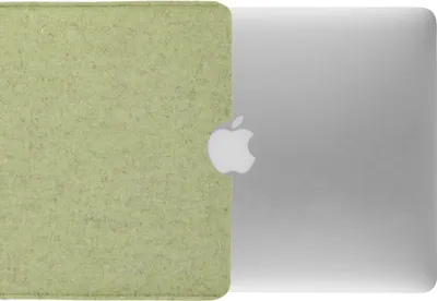 Imagen del producto de Funda de fieltro hecha a mano para Apple MacBook Pro de 16" (modelos M1 y M2). Estuche protector