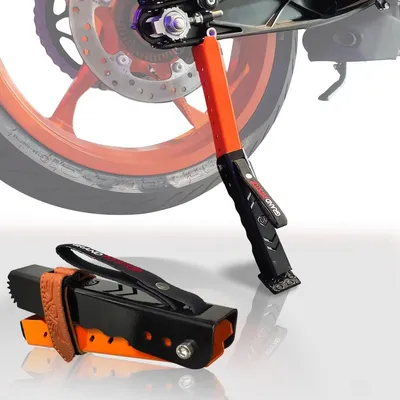 Produktbild von Motorradständer Motorradheber Werkstattständer - Höhenverstellbar - 220 kg Tragkraft - Stahl - Für Motorrad, Roller und Mountainbike