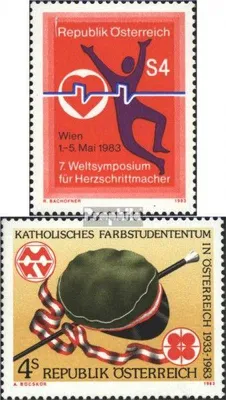 Produktbild von Briefmarken Österreich 1983 Mi 1738,1739 (kompl.Ausg.) gestempelt Sondermarken