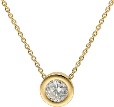 trendor 51364 Halskette für Damen Gold 333 / 8K Zirkonia Collier 1