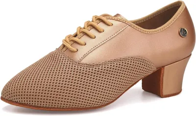 Obrázok produktu pre Tanečné topánky 5 cm opätok, semišová podrážka, uzavretá špička, pre salsu