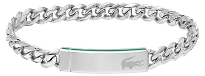 Productafbeelding van Armbanden. Kettingarmband Lacoste, zilver. Collectie Baseline - voor heren