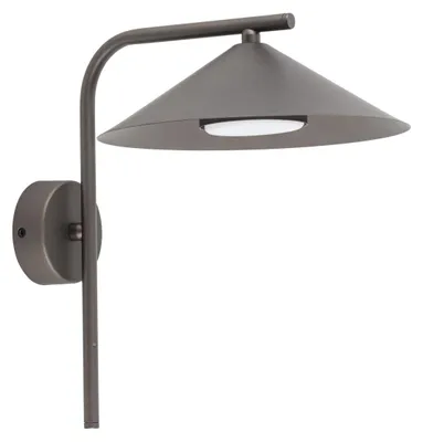 Produktbild von Wandlampe Metall 30.5 cm hoch Braun GX53 Modern