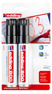 Produktbild von edding Permanent-Marker 2 Stk. Schwarz 800