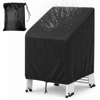 Immagine prodotto di Copertura per sedia da giardino, realizzata in poliestere Oxford 210D, dimensioni 65x65x80/120 cm