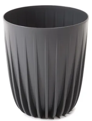 Image de Pot Stripped ECO recycling anthracite 25xh30 cm