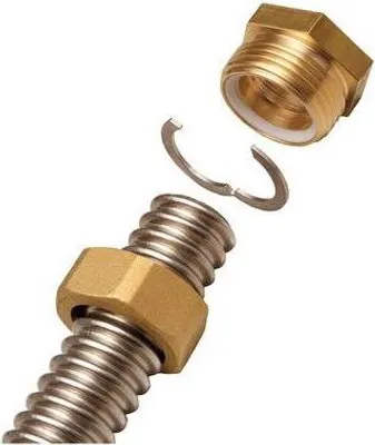 Produktbild von FL FixLock Verschraubungsset für Wellrohr DN 20, 3/4 AG