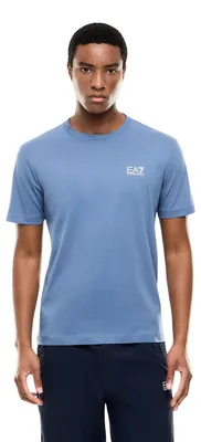 Produktbild von Ea7 519030 Herren T-Shirt Azurblau : Größe - L Größe: L
