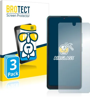 Produktbild von 3x BROTECT Schutzglas für Cubot Note 8 Schutzfolie Panzer Folie Glas Display Schutz klar