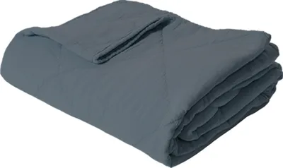 Produktbild von Decke Überwurf 100% Baumwolle 140 x 200 cm Skandinavisch Dunkelblau