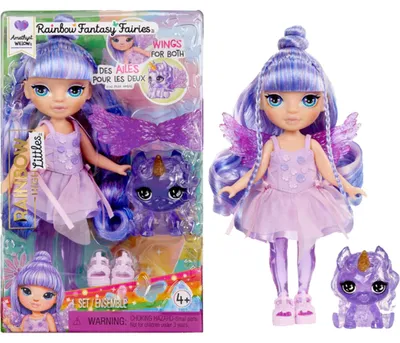 Produktbild von Rainbow High Littles Fantasy Fairies - Amethyst