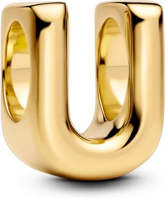Immagine prodotto di PANDORA Charm "Lettera U" placcato oro 763967C0