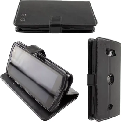Image de caseroxx Housse de téléphone portable Housse compatible avec Crosscall Core-M4 / M4 Go Bookstyle-Case Wallet Case