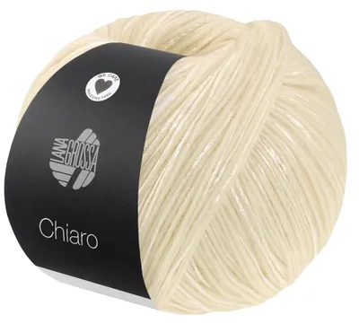 Produktbild von Lana Grossa - Chiaro 0001 rohweiß
