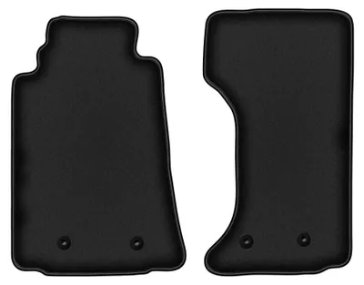 Produktbild von Velours-Fußmatten für Mazda MX-5 III 2005-2015 (Cabrio) – 4-tlg, Schwarz, passgenau – Wielganizator DURBAN