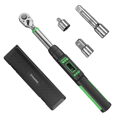 Produktbild von Digitale Drehmomentschlüssel, 220 N·m Maximaldrehmoment, 3/8 Zoll Antriebsgröße, ±2% Genauigkeit, LCD-Display, Spitzen- & Echtzeitmodi