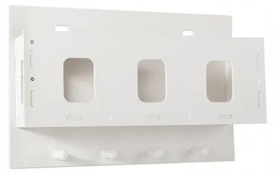 Obrázok produktu pre Verk 01977 Nástenná kúpeľňová polička 34 x 12 cm biela