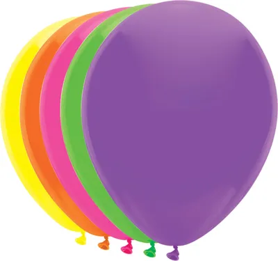 Immagine prodotto di Haza Whitebeard Palloncini 5 colori neon, 10 pezzi.