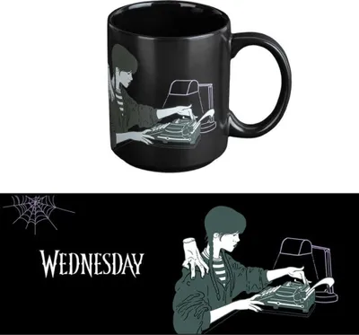 Produktbild von Grupo Erik Wednesday Addams Tasse 350ml Silber Silber One Size