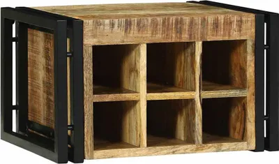 Obrázok produktu pre vidaXL Stojan na víno 2 ks 46 x 35 x 27,5 cm masívne drevo Mango