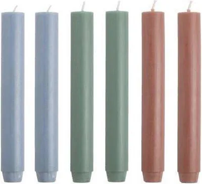 Obrázok produktu pre Cactula Dicke sviečky – Trendy – priemer 2,6 cm, výška 18 cm – 6 kusov