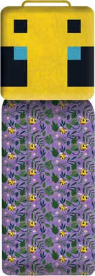 Produktbild von Minecraft Schlafsack bei 50 x 130 cm - Polyester -Gelb