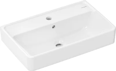 Immagine prodotto di hansgrohe Xanuia Q lavabo compact, 1 trou de robinetterie, avec trop-plein, 600x370mm, blanc, 60213450, 60213450