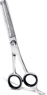 Obrázek produktu pro Nůžky na ztenčování vlasů o délce 16,5 cm pro stříhání, tvarování a úpravu vlasů – nerezová ocel