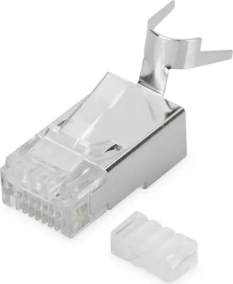 Obrázek produktu pro DIGITUS Modularstecker für Rundkabel, CAT 6A, geschirmt