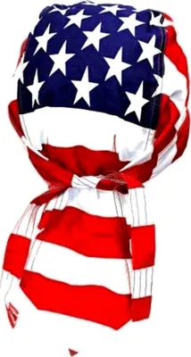 Produktbild von Bandana Amerika Fahne, Bandana Cap America, Kopftuch mit USA, Bandana Headscarf with USA Flag, Pañuelo pañuelo USA,Foulard Bandana USA