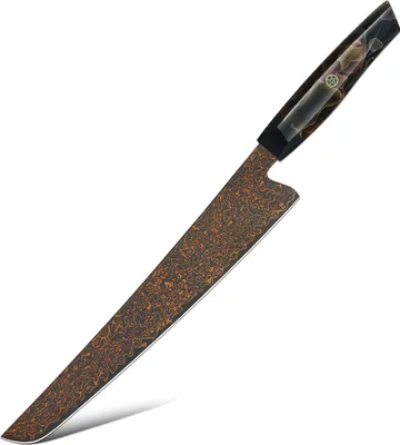 Produktbild von Damast Küchenmesser Kurogane Slicer – Präzises Schneiden für Gourmetgerichte KP37390