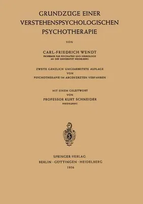 Produktbild von Grundzüge Einer Verstehenspsychologischen Psychotherapie