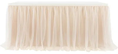 Obrázok produktu pre Sieťovaná obrus "Tüll" s rozmermi 183x77 cm, vhodná na svadby a oslavy